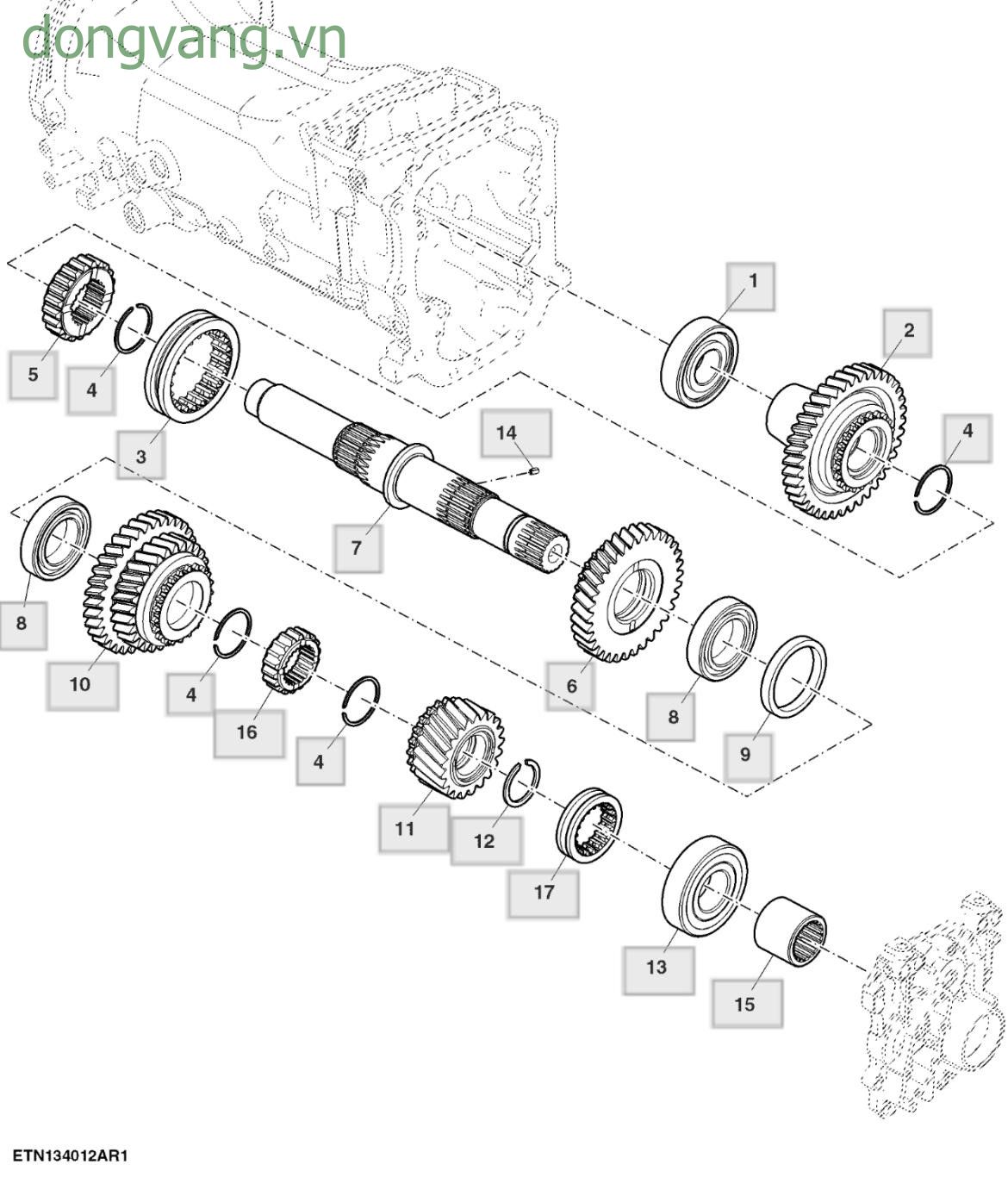 Driven Shaft, 2WD - ST829547